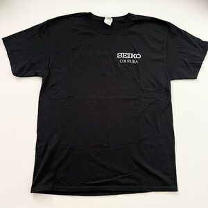 Seiko T‎ Shirt Jerzees Size L Seiko Coutura Watch Tee Merch